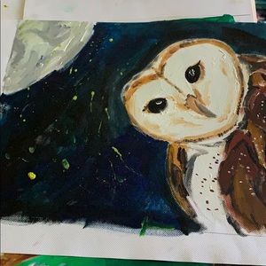 Owl painting